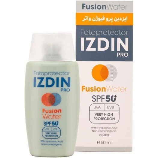 کرم ضد آفتاب  SPF50 فیوژن واتر ایزدین (Fusion Water)