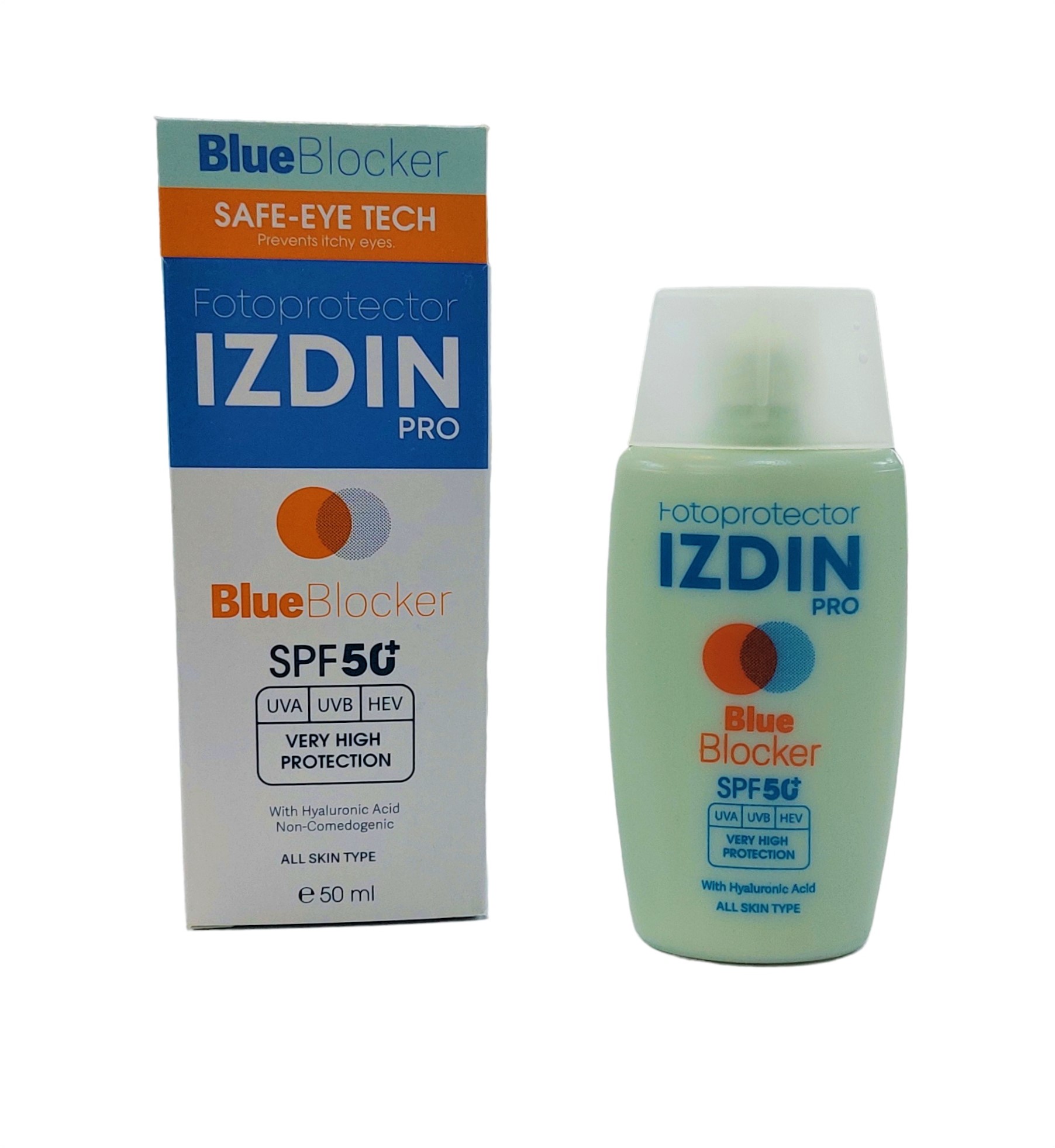 فلوئید ضد آفتاب روشن‌کننده ایزدین بلوِر بلاکر SPF50 | ISDIN Bluer Blocker SPF50